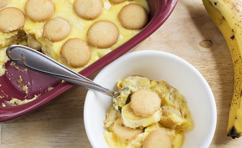 Southern Banana Pudding in a bowl
